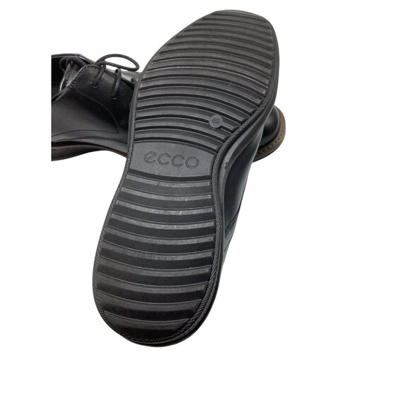 Ecco Mens Dress Shoes Black Leather Lace-Up Derby Style  Size 46, US 12*NWOB - Picture 11 of 14